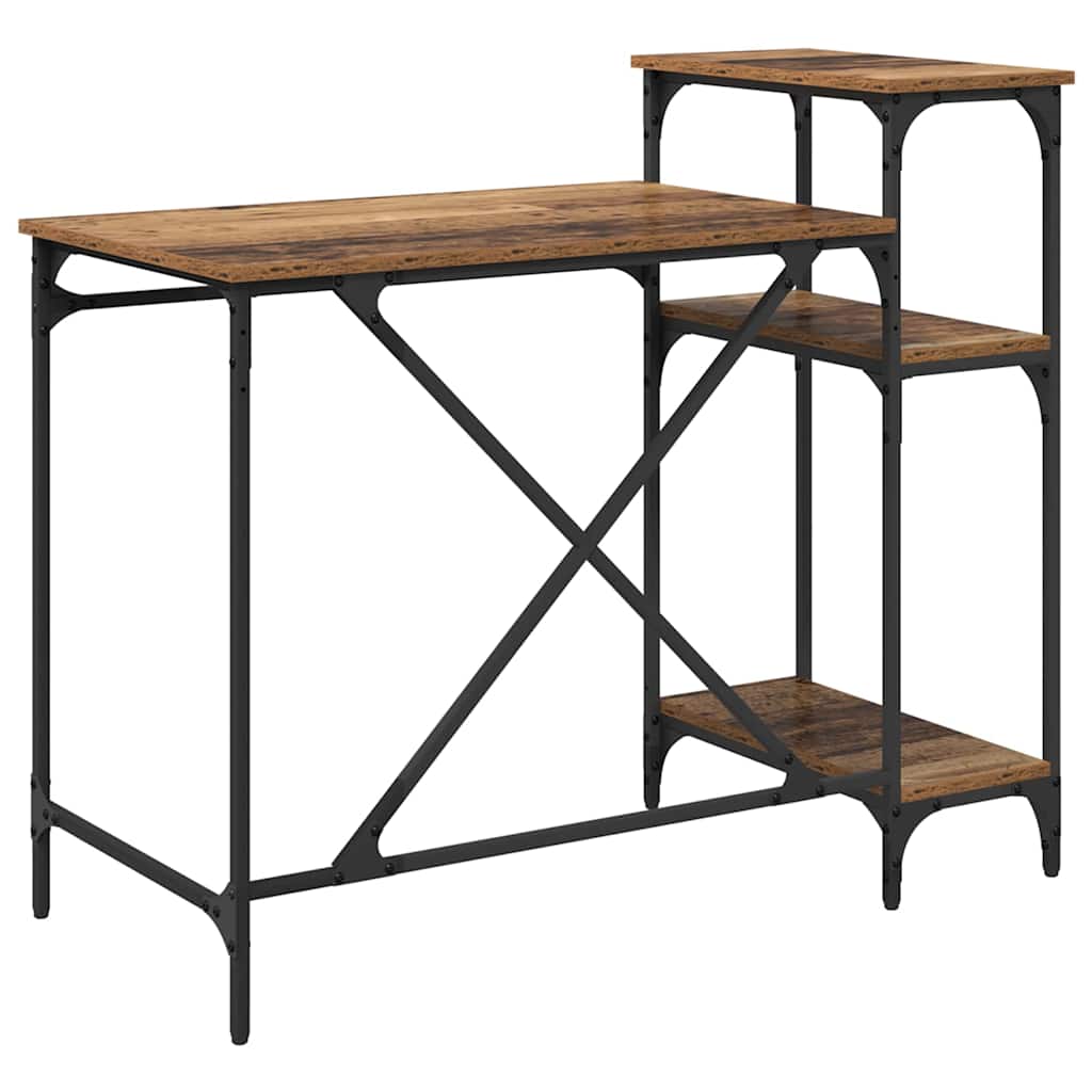 vidaXL Γραφείο Παλιό Ξύλο 105 x 50 x 90 cm Επεξεργασμένο ξύλο