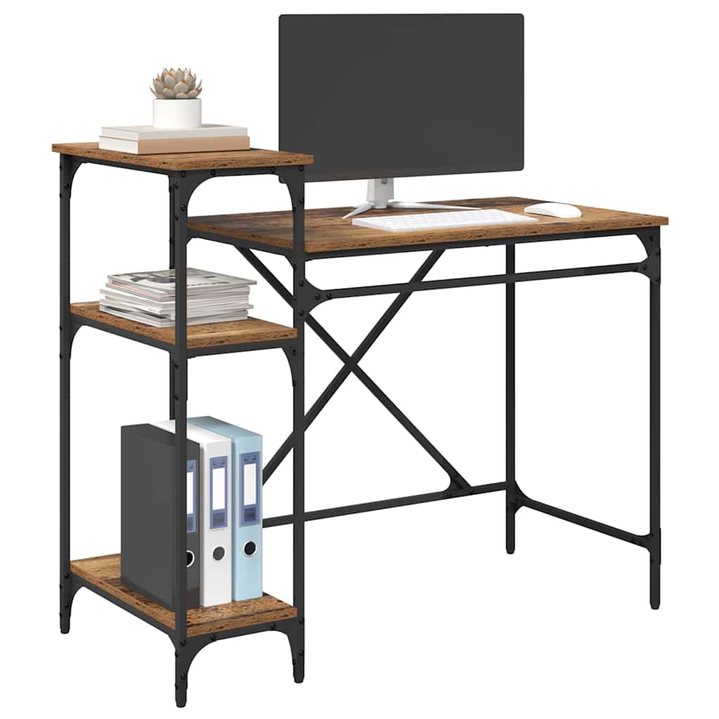 vidaXL Γραφείο Παλιό Ξύλο 105 x 50 x 90 cm Επεξεργασμένο ξύλο