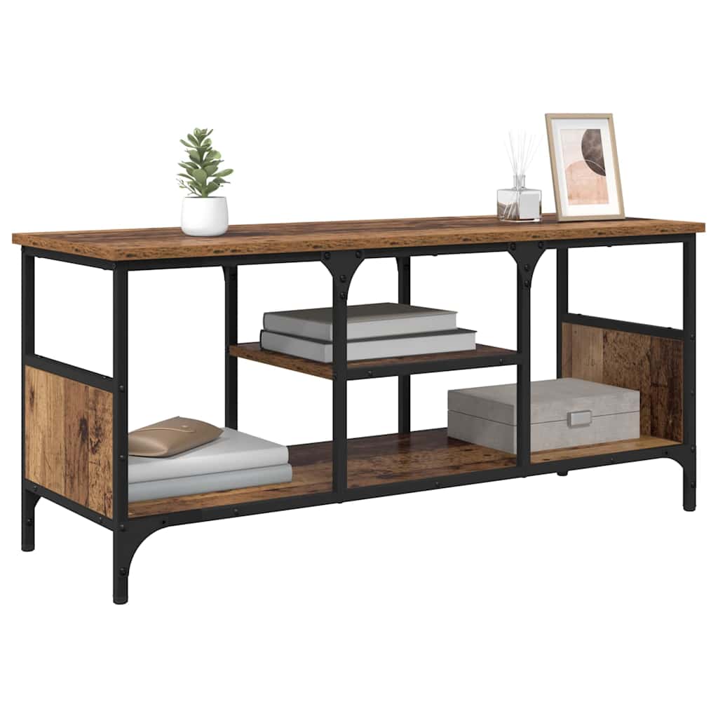 vidaXL Ντουλάπι TV Παλιό Ξύλο 100 x 35 x 45 εκ.