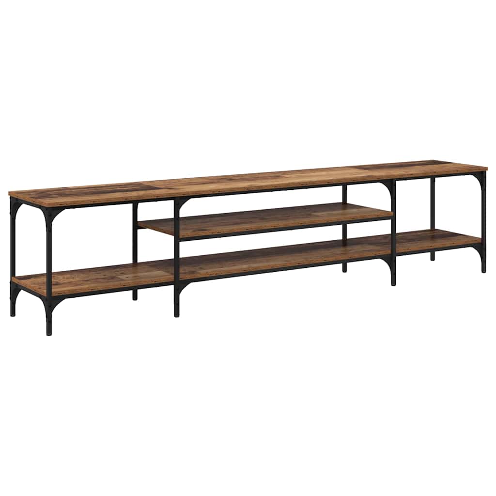 vidaXL Ντουλάπι TV Παλιό Ξύλο 201 x 35 x 45 εκ.