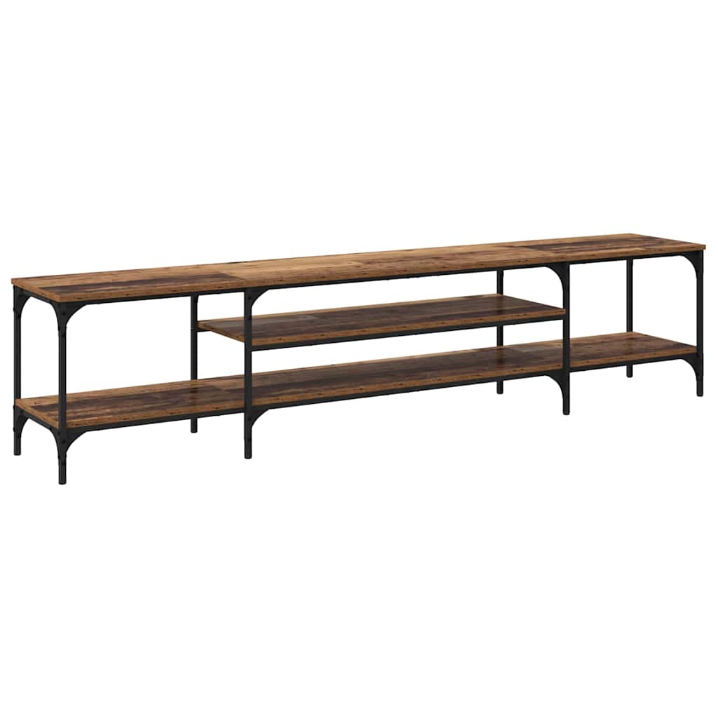 vidaXL Ντουλάπι TV Παλιό Ξύλο 201 x 35 x 45 εκ.