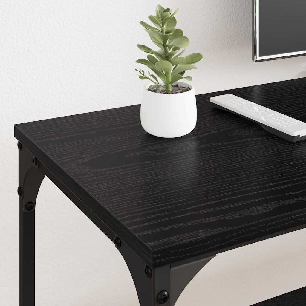 vidaXL Ντουλάπι TV Μαύρη Οξυά 201 x 35 x 45 εκ.