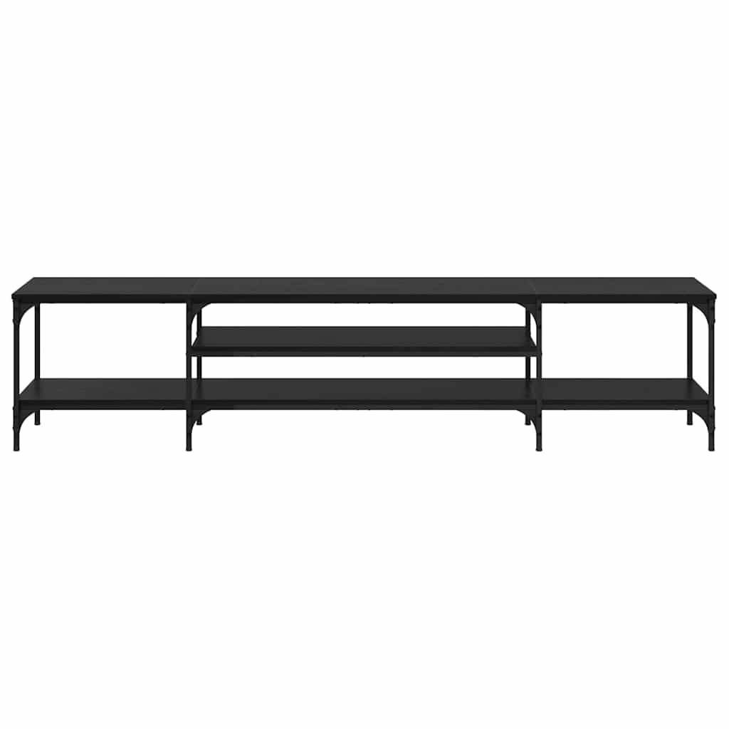 vidaXL Ντουλάπι TV Μαύρη Οξυά 201 x 35 x 45 εκ.