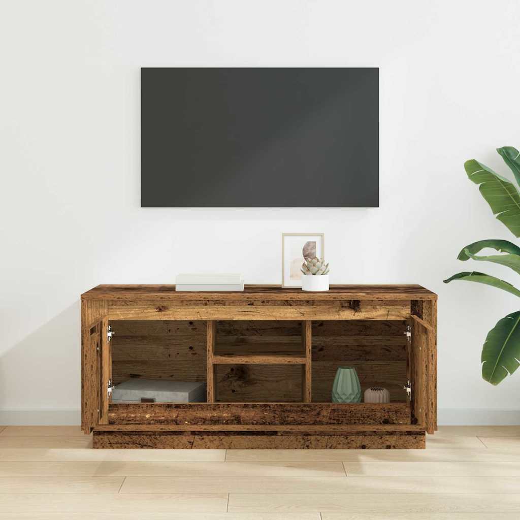 vidaXL Ντουλάπι TV Παλιό Ξύλο 102 x 35 x 45 εκ. Επεξεργασμένο ξύλο