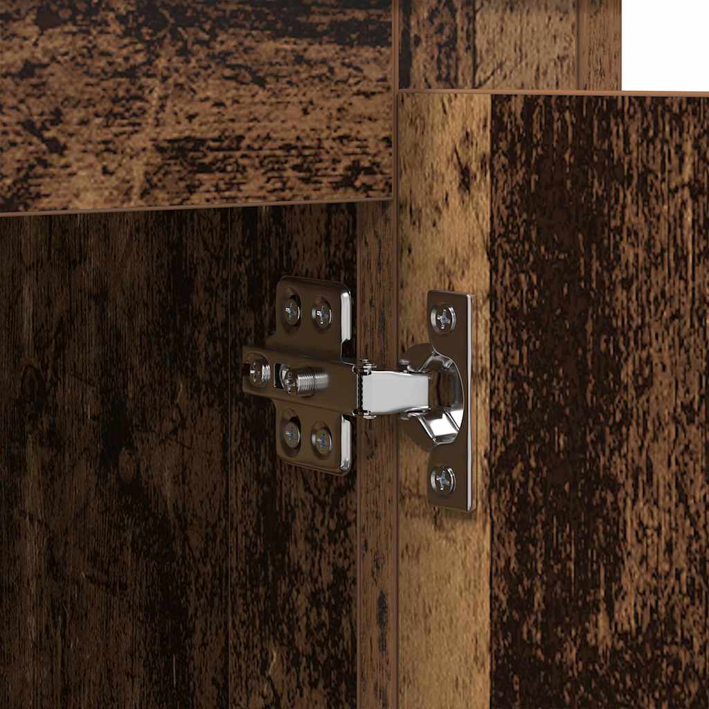 vidaXL Πλαϊνό γραφείο Παλιό Ξύλο 70 x 35,5 x 67,5 εκ.