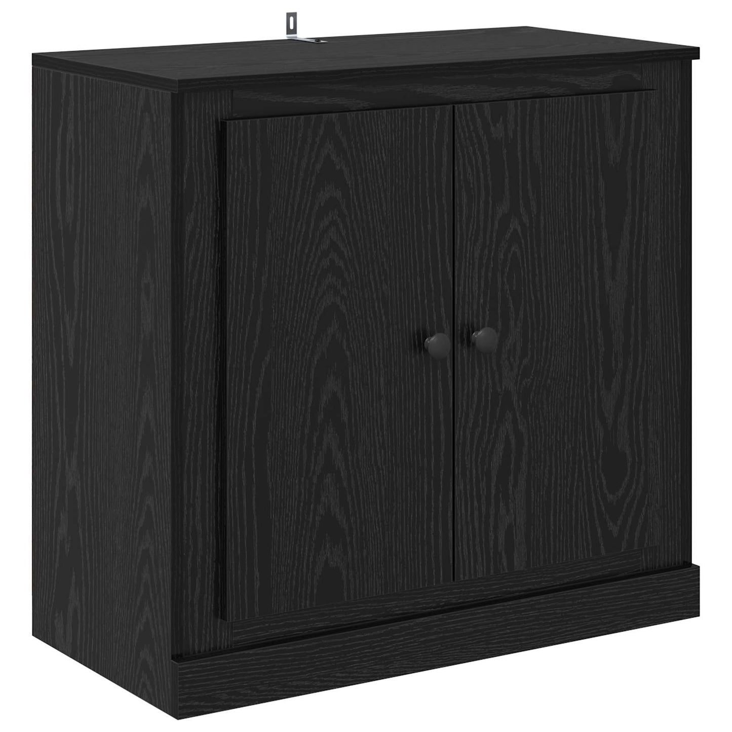 vidaXL Πλαϊνό γραφείο 70 x 35,5 x 67,5 εκ. Μαύρη Οξυά