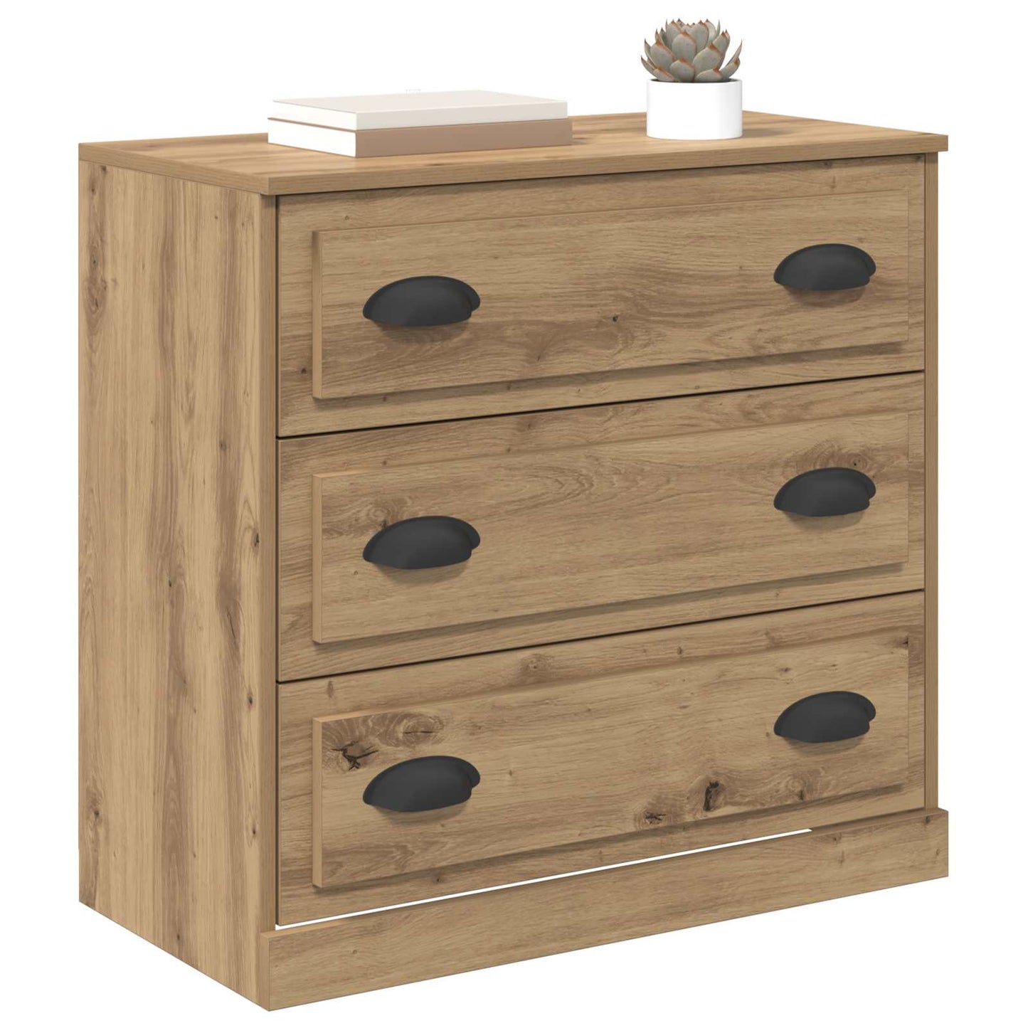 vidaXL Πλαϊνό γραφείο με συρτάρι Artisan Oak 70 x 35,5 x 67,5 εκ.