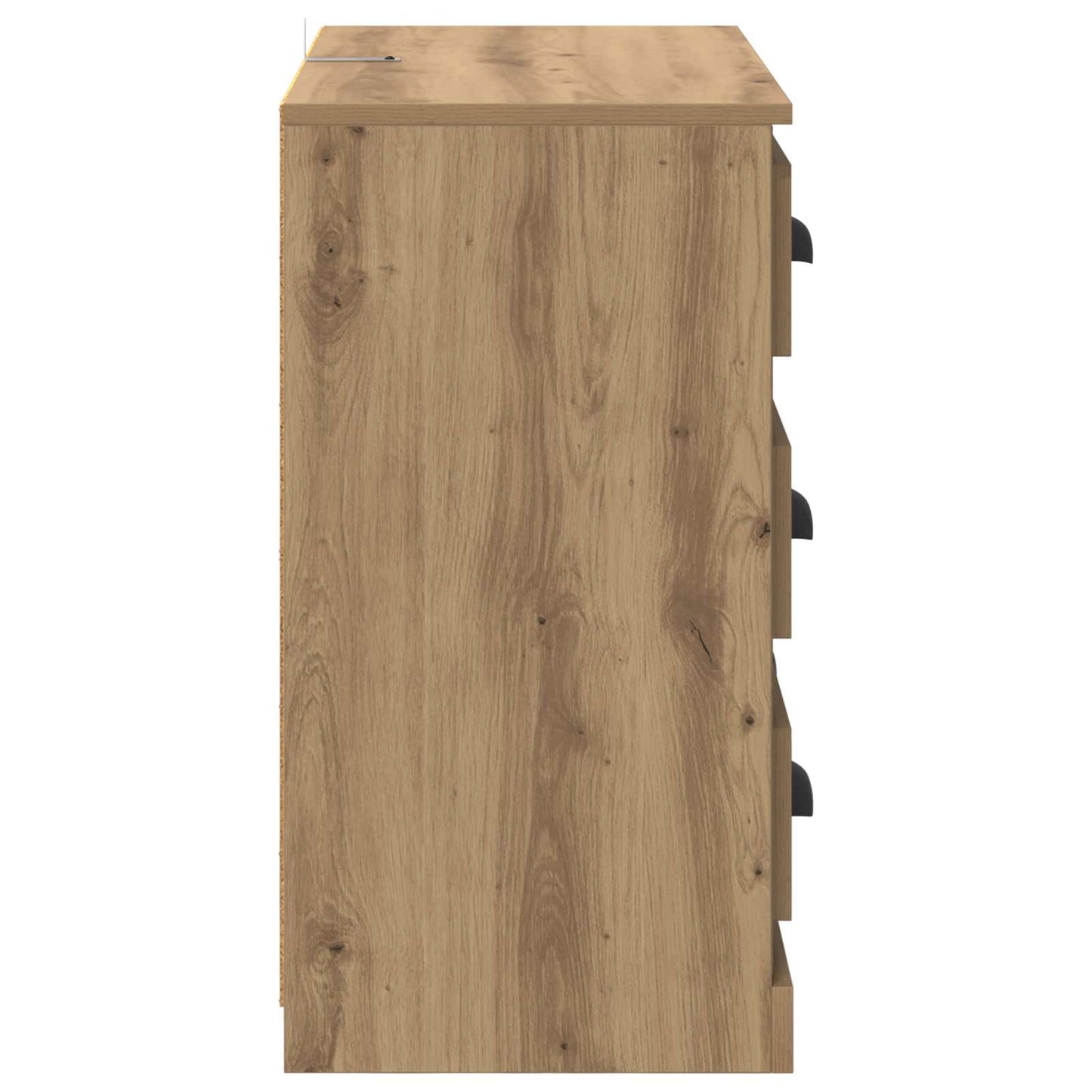 vidaXL Πλαϊνό γραφείο με συρτάρι Artisan Oak 70 x 35,5 x 67,5 εκ.