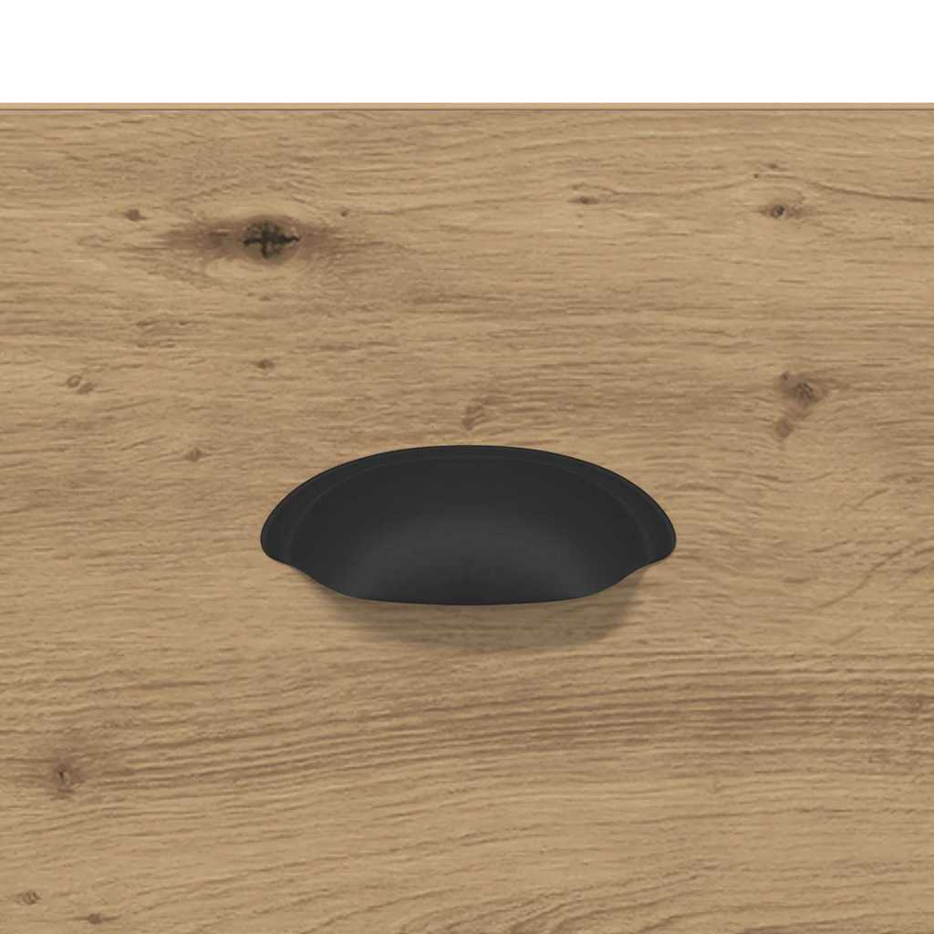 vidaXL Τραπεζάκι σαλονιού με συρτάρι Artisan Oak 50 x 50 x 35 cm