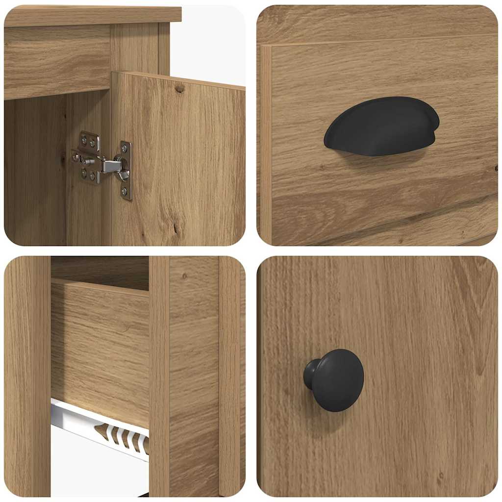vidaXL Highboard Artisan Oak 60 x 35,5 x 103,5 εκ. Επεξεργασμένο ξύλο