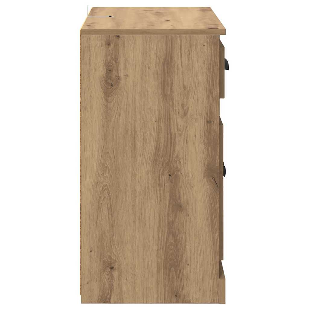 vidaXL Highboard Artisan Oak 70 x 35,5 x 67,5 εκ. Επεξεργασμένο ξύλο
