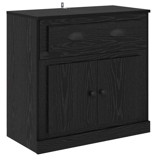 vidaXL Highboard Μαύρη Οξυά 70 x 35,5 x 67,5 εκ. Επεξεργασμένο ξύλο