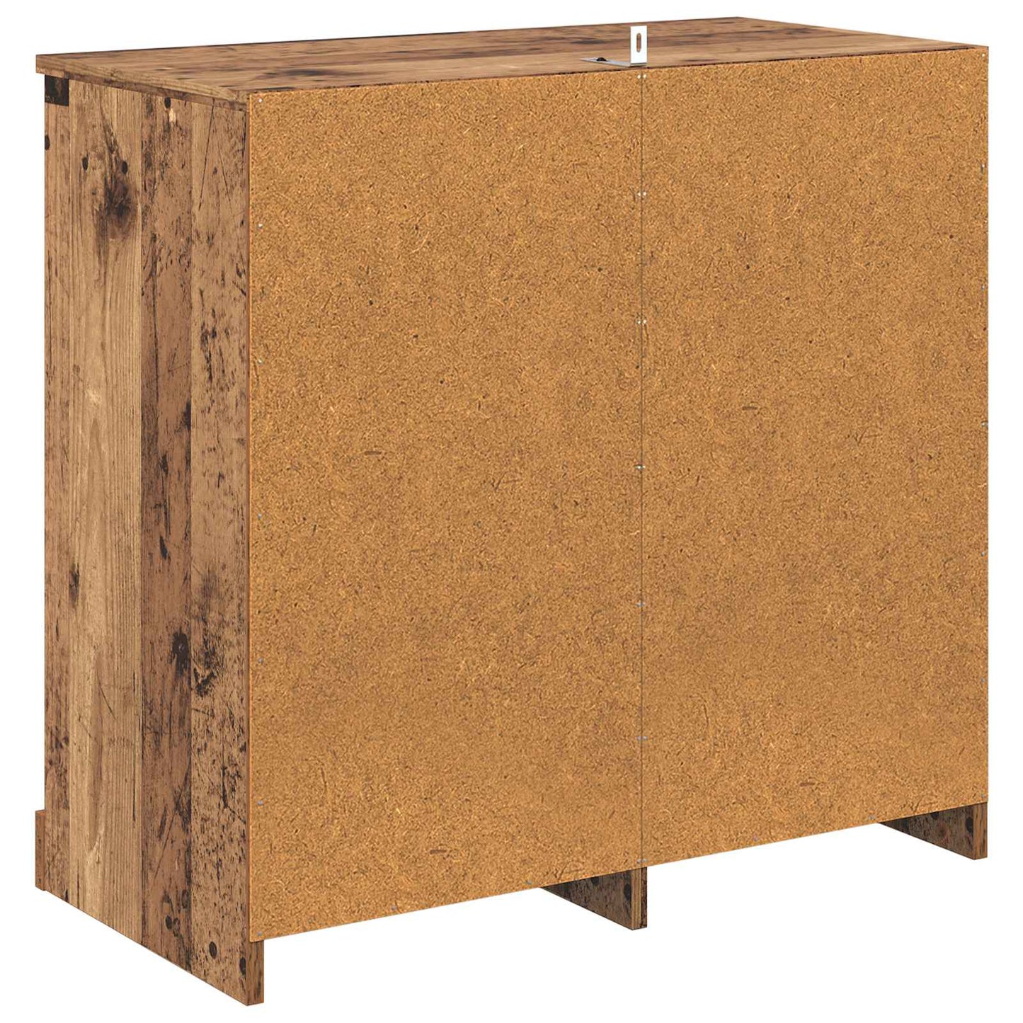 vidaXL Πλαϊνό γραφείο με συρτάρι Παλιό Ξύλο 70 x 35,5 x 67,5 εκ.