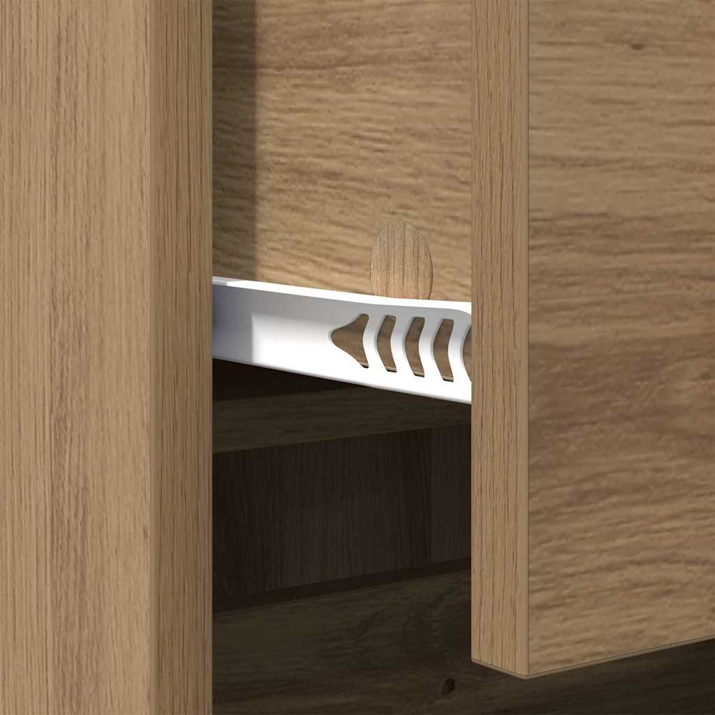 vidaXL Πλαϊνό γραφείο με συρτάρι Artisan Oak 70 x 35,5 x 67,5 εκ.