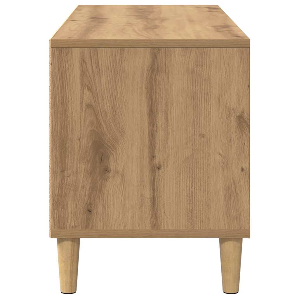 vidaXL Ντουλάπι TV με συρτάρι Artisan Oak 100 x 34,5 x 44,5 εκ.