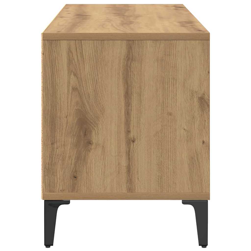 vidaXL Ντουλάπι TV με συρτάρι Artisan Oak 100 x 34,5 x 44,5 εκ.