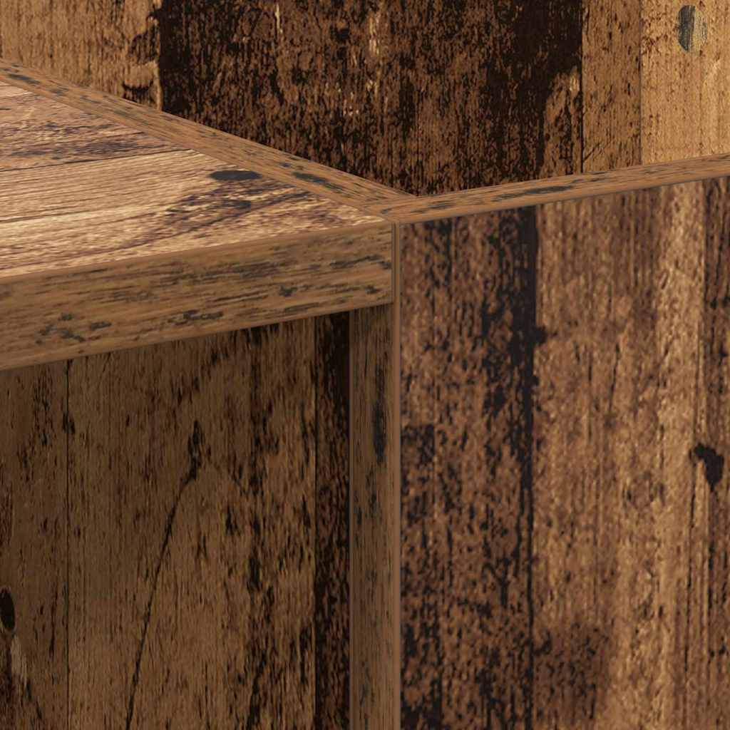 vidaXL Ντουλάπι δίσκων βινυλίου 121 x 38 x 48 cm Επεξεργασμένο Ξύλο