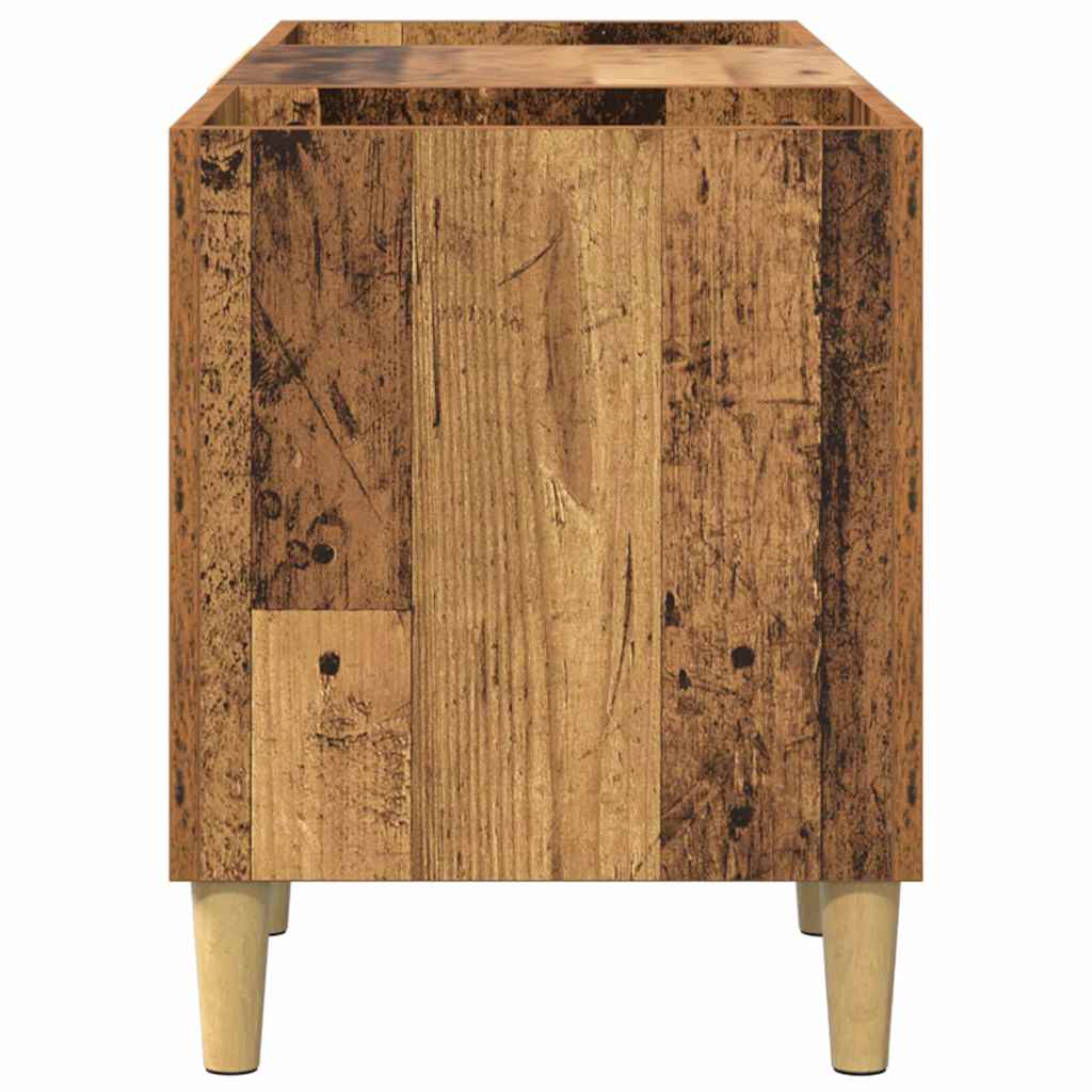 vidaXL Ντουλάπι δίσκων βινυλίου 121 x 38 x 48 cm Επεξεργασμένο Ξύλο