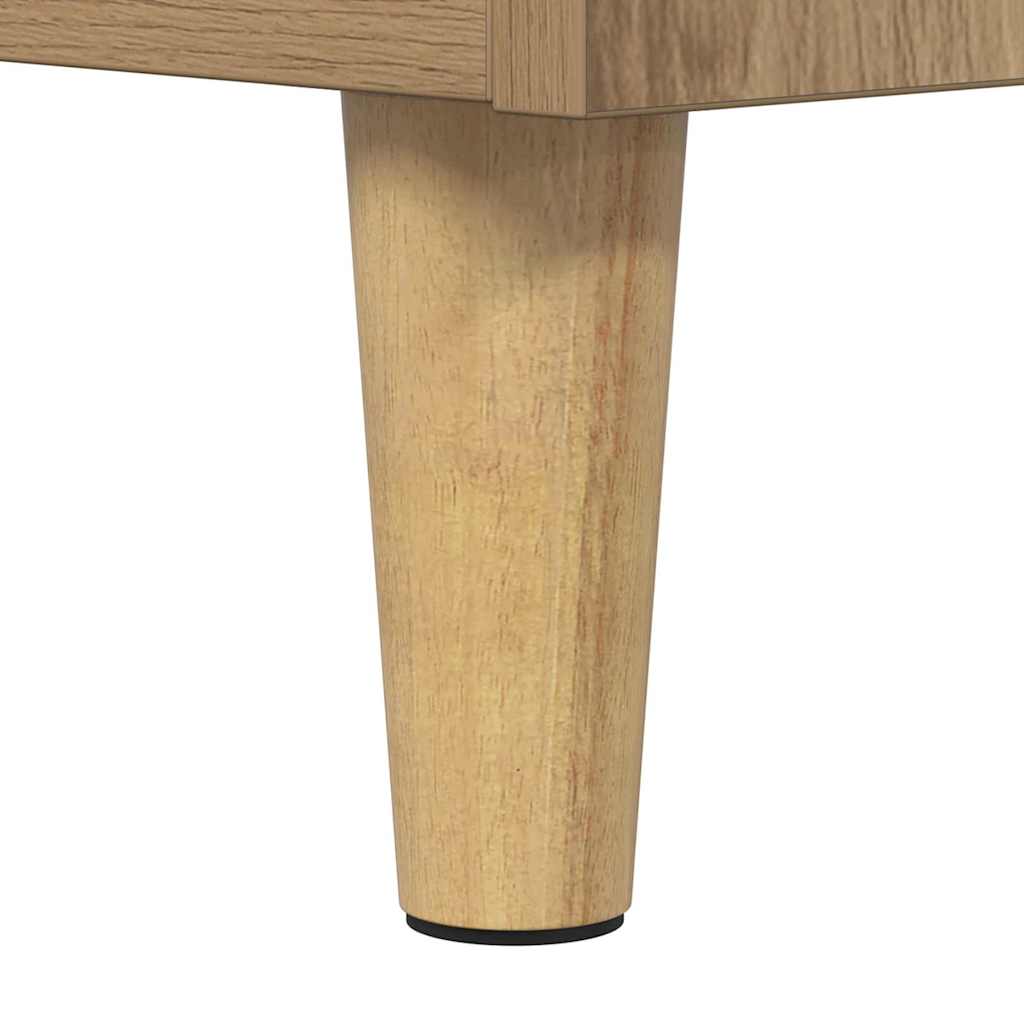 vidaXL Ντουλάπι δίσκων βινυλίου 121 x 38 x 48 cm Επεξεργασμένο Ξύλο