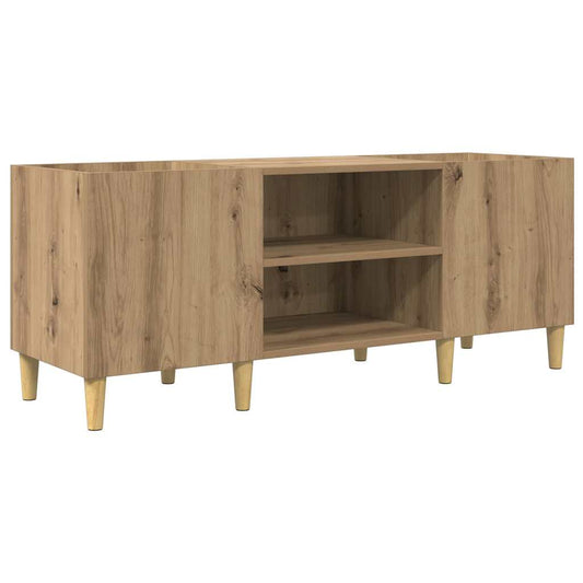 vidaXL Ντουλάπι δίσκων βινυλίου 121 x 38 x 48 cm Επεξεργασμένο Ξύλο