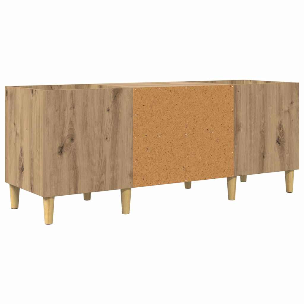 vidaXL Ντουλάπι δίσκων βινυλίου 121 x 38 x 48 cm Επεξεργασμένο Ξύλο