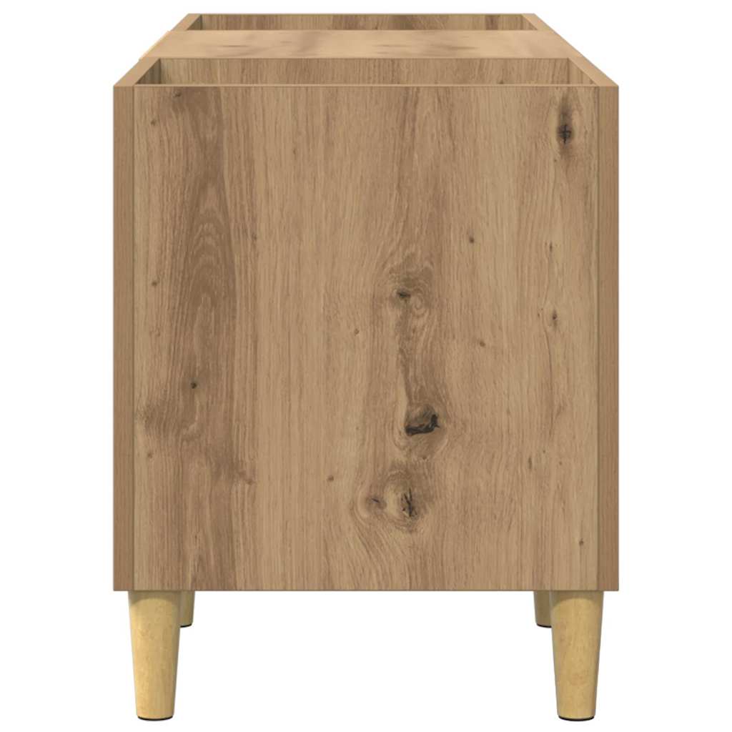 vidaXL Ντουλάπι δίσκων βινυλίου 121 x 38 x 48 cm Επεξεργασμένο Ξύλο