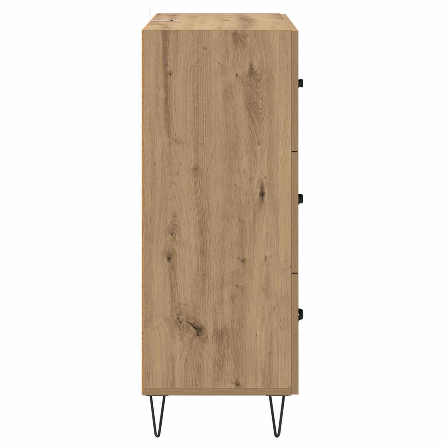 vidaXL Πλαϊνό γραφείο με συρτάρι Artisan Oak 69,5 x 34 x 90 εκ.