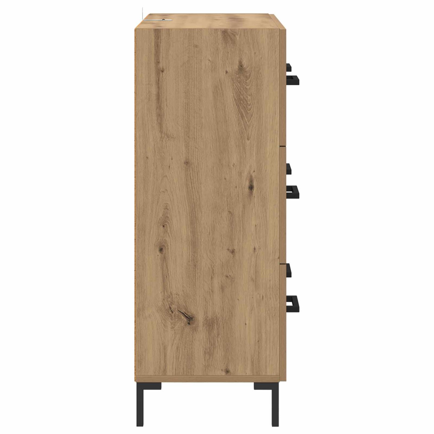 vidaXL Πλαϊνό γραφείο με συρτάρι Artisan Oak 69,5 x 34 x 90 εκ.