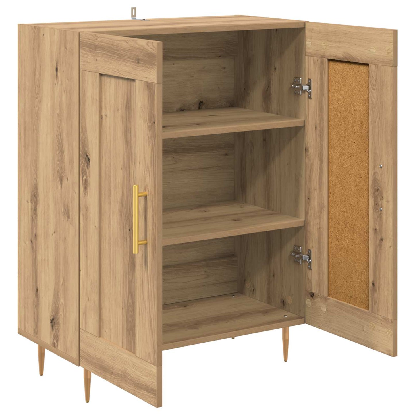 vidaXL Πλαϊνό γραφείο Artisan Oak 69,5 x 34 x 90 εκ.
