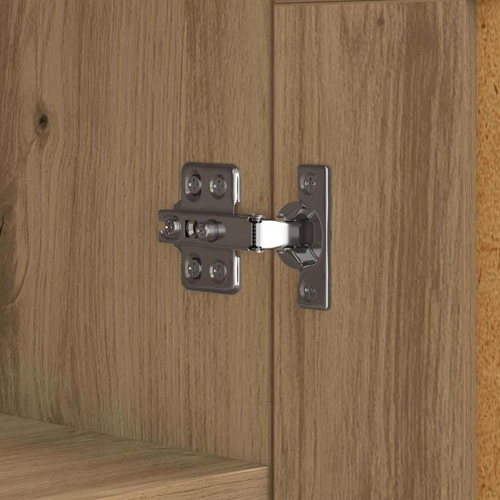 vidaXL Πλαϊνό γραφείο Artisan Oak 69,5 x 34 x 90 εκ.