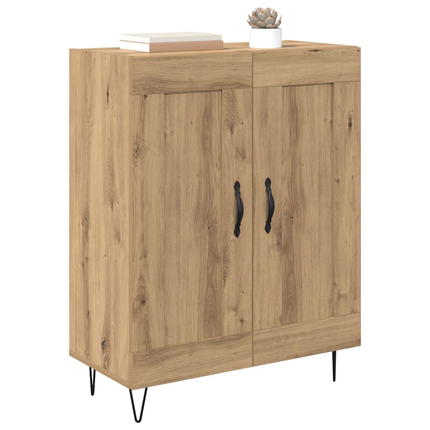 vidaXL Πλαϊνό γραφείο Artisan Oak 69,5 x 34 x 90 εκ.