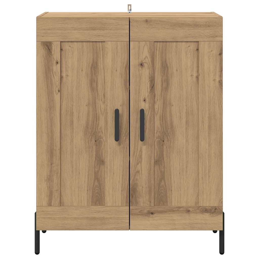 vidaXL Πλαϊνό γραφείο Artisan Oak 69,5 x 34 x 90 εκ.