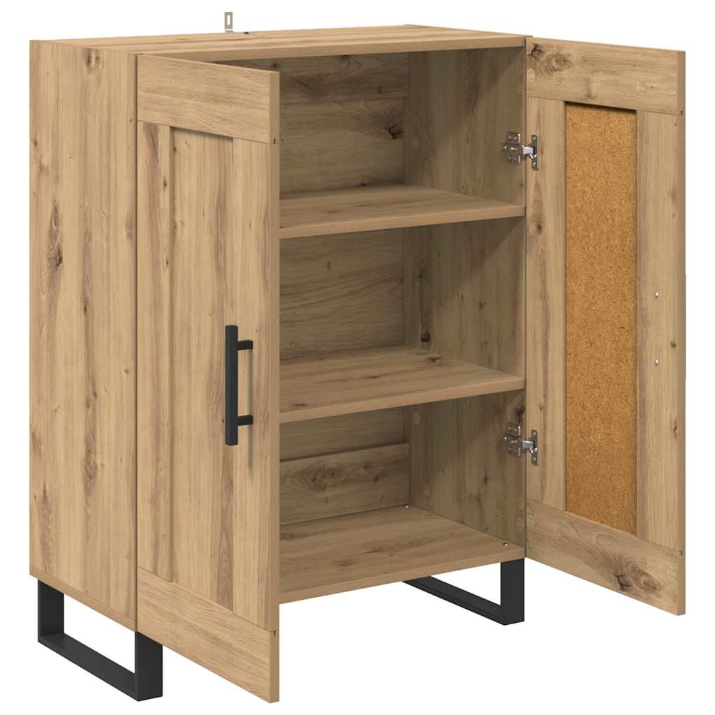 vidaXL Πλαϊνό γραφείο Artisan Oak 69,5 x 34 x 90 εκ.