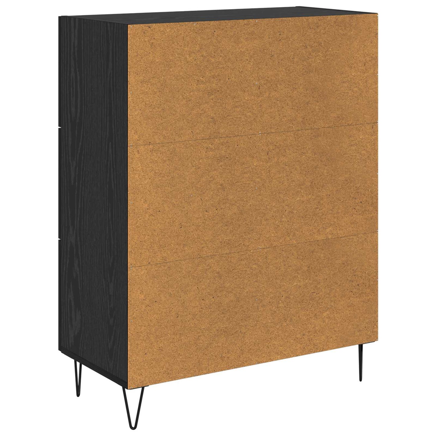 vidaXL Πλαϊνό γραφείο με συρτάρι Μαύρη Δρυς 69,5 x 34 x 90 εκ.