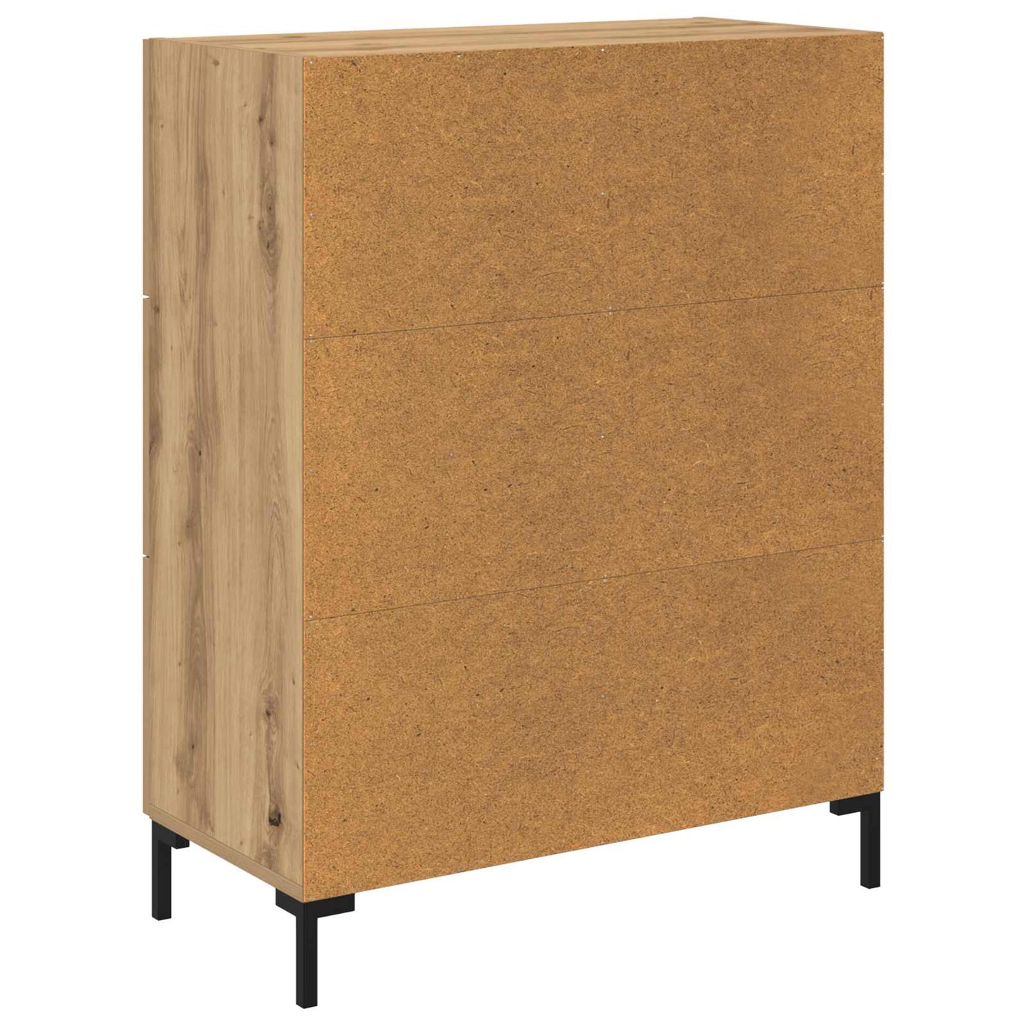 vidaXL Πλαϊνό γραφείο με συρτάρι artisan δρυς 69.5 x 34 x 90 εκ.