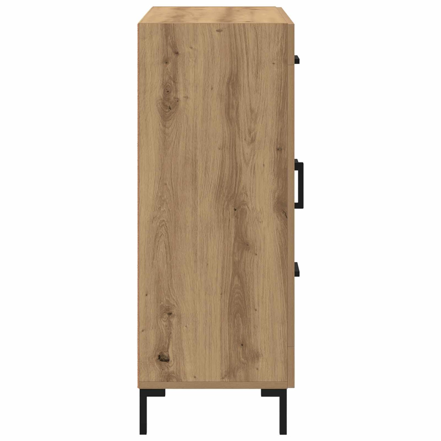 vidaXL Πλαϊνό γραφείο με συρτάρι artisan δρυς 69.5 x 34 x 90 εκ.