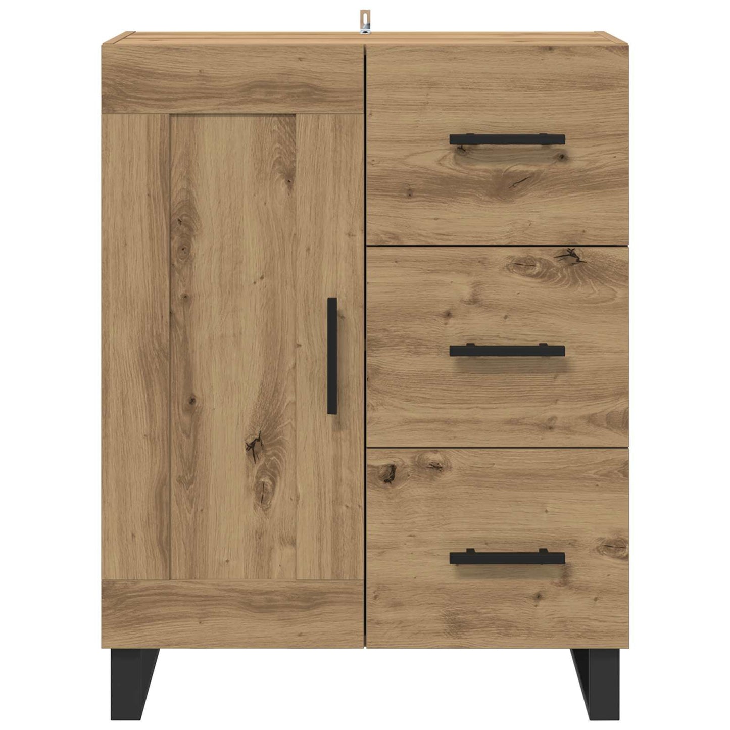 vidaXL Πλαϊνό γραφείο Artisan Oak 69,5 x 34 x 90 εκ.