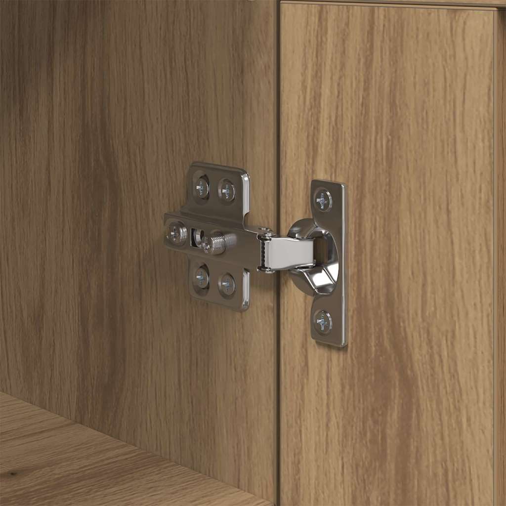 vidaXL Πλαϊνό γραφείο Artisan Oak 34,5 x 34 x 90 εκ.