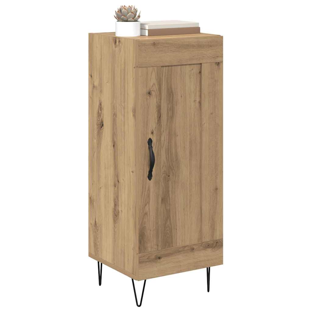 vidaXL Πλαϊνό γραφείο Artisan Oak 34,5 x 34 x 90 εκ.