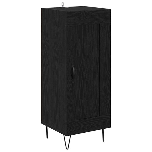 vidaXL Πλαϊνό γραφείο Μαύρη Οξυά 34,5 x 34 x 90 εκ.