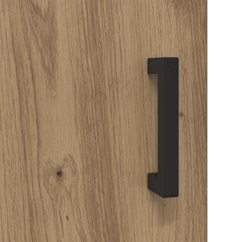 vidaXL Πλαϊνό γραφείο Olden Artisan Oak 34,5 x 34 x 90 εκ.