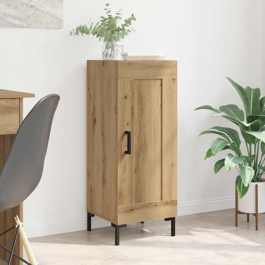 vidaXL Πλαϊνό γραφείο Olden Artisan Oak 34,5 x 34 x 90 εκ.