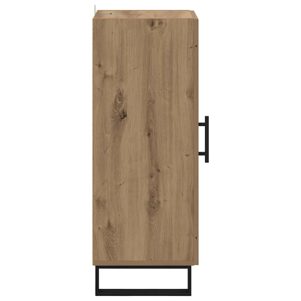 vidaXL Πλαϊνό γραφείο Artisan Oak 34,5 x 34 x 90 εκ.