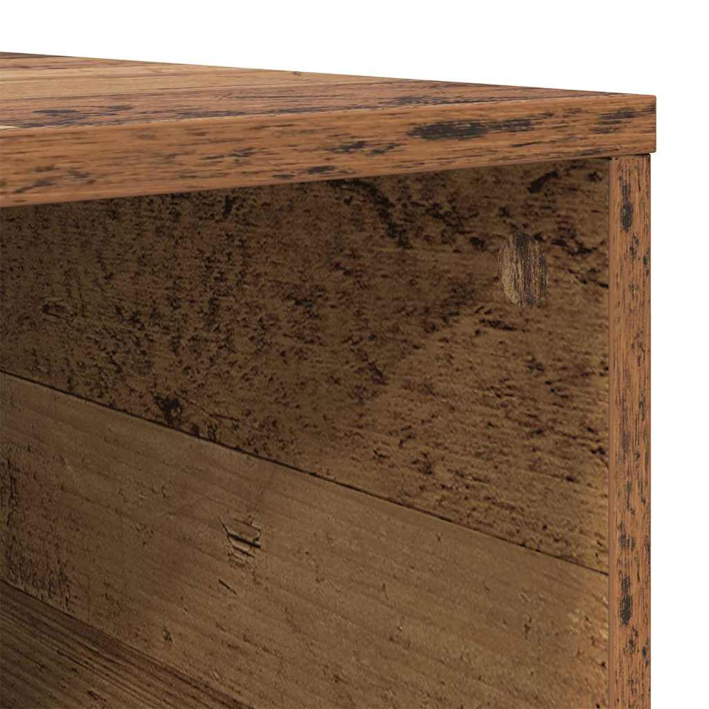 vidaXL Τραπεζάκι σαλονιού Παλιό Ξύλο 80 x 80 x 36,5 εκ