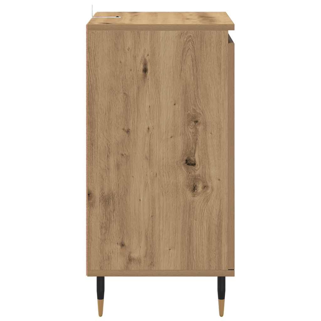 vidaXL Πλαϊνό γραφείο 2 pcs Artisan Oak 40 x 35 x 70 εκ.