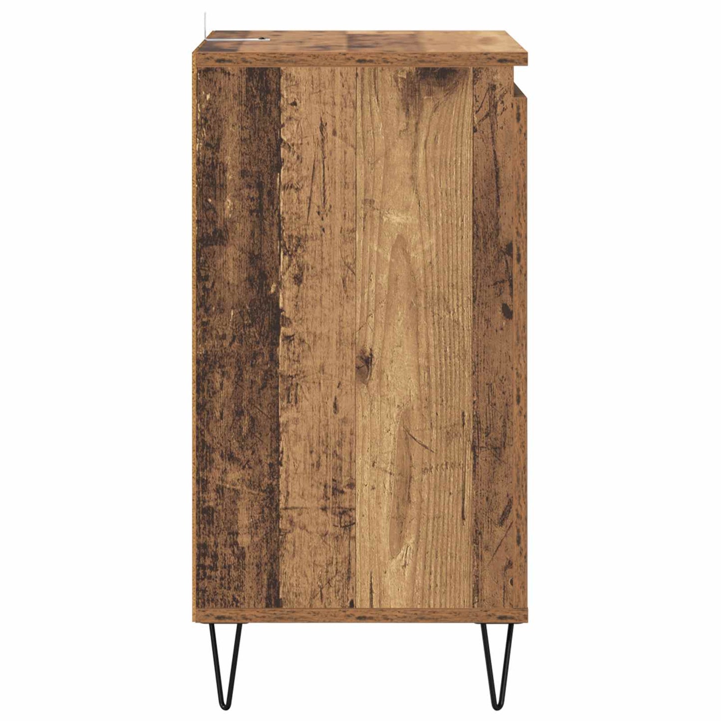vidaXL Πλαϊνό γραφείο Παλιό ξύλο 40 x 35 x 70 εκ. Επεξεργασμένο ξύλο