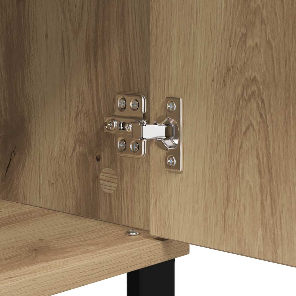 vidaXL Πλαϊνό γραφείο Artisan Oak 40 x 35 x 70 εκ. Επεξεργασμένο ξύλο