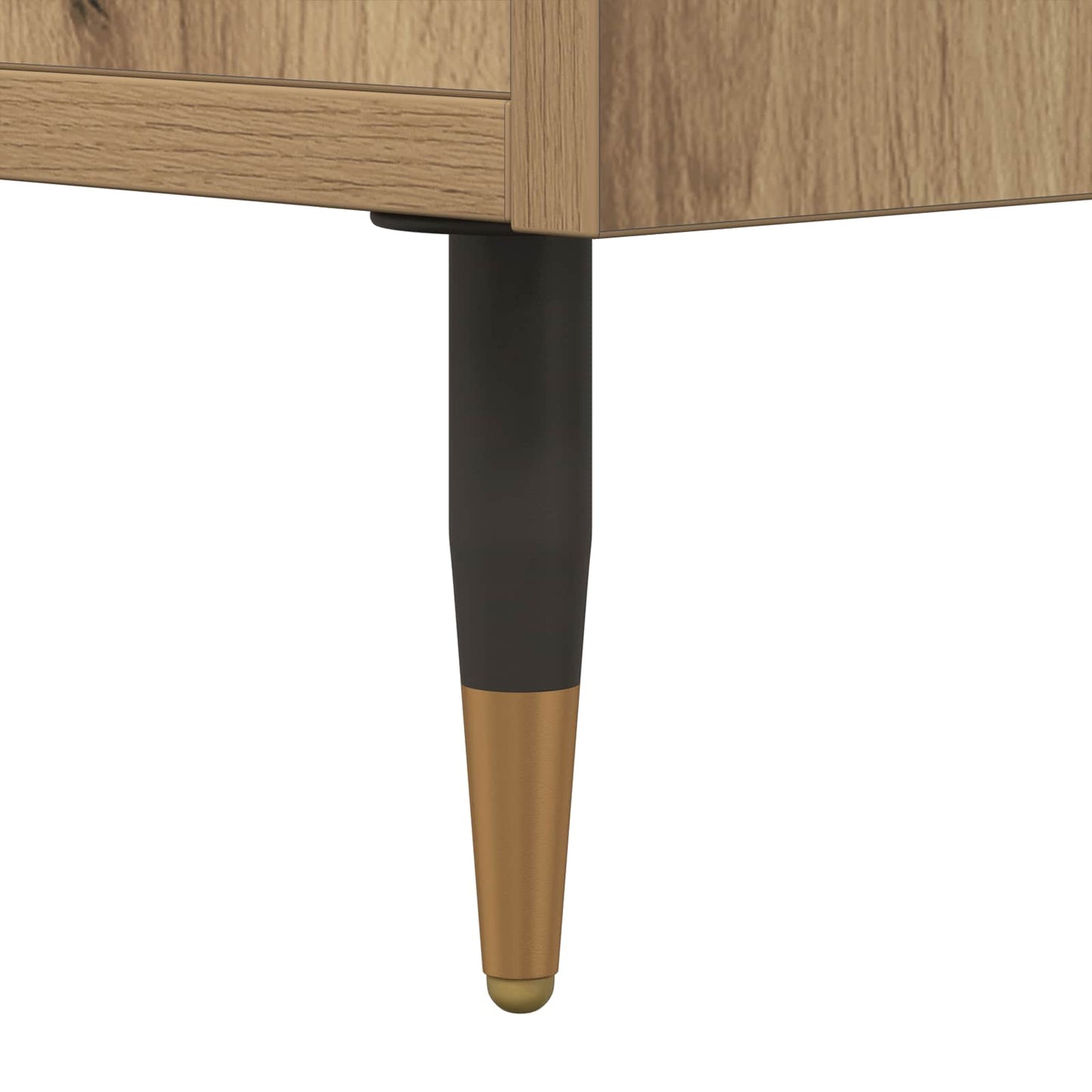 vidaXL Πλαϊνό γραφείο artisan δρυς 35 x 40 x 70 εκ. Επεξεργασμένο ξύλο