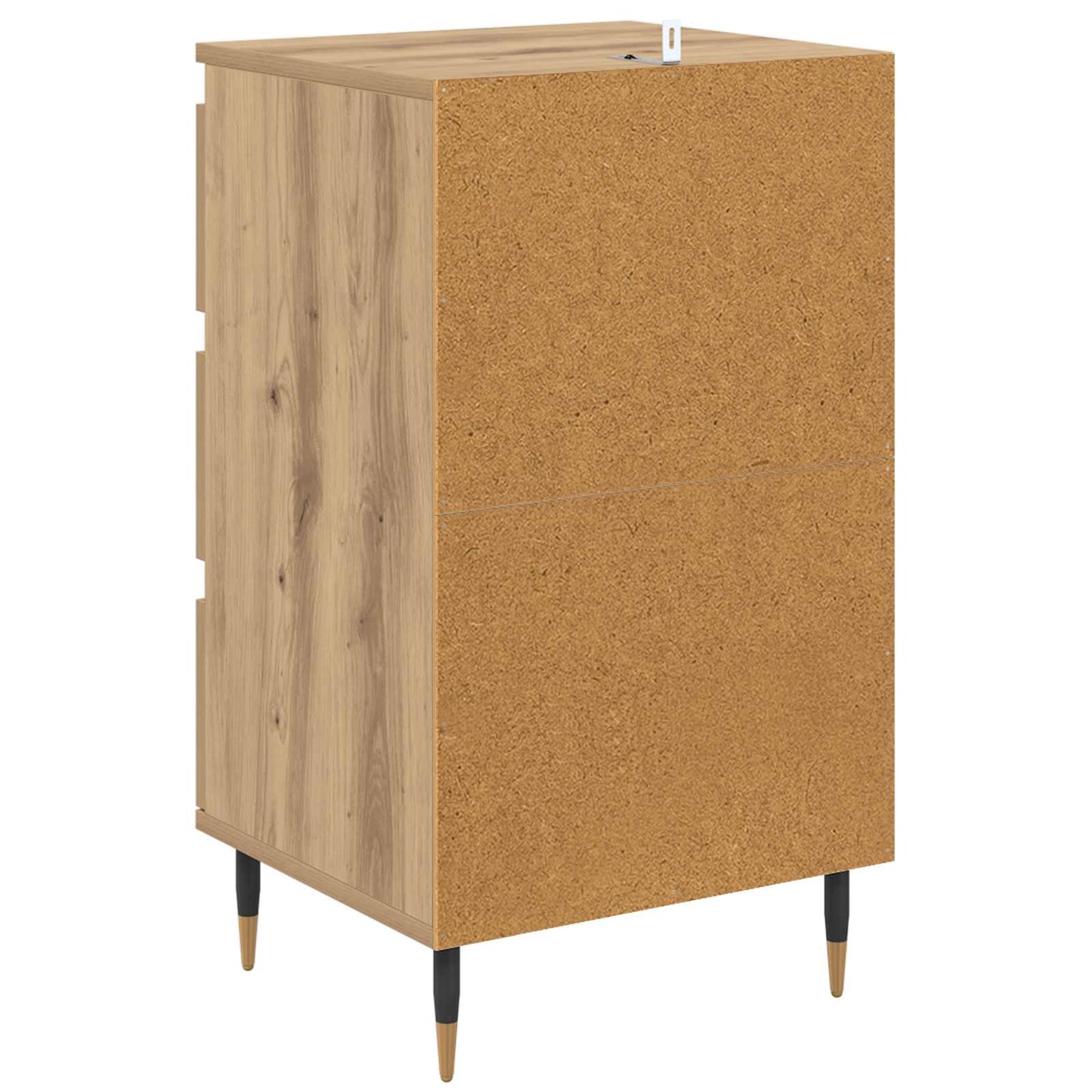 vidaXL Πλαϊνό γραφείο artisan δρυς 35 x 40 x 70 εκ. Επεξεργασμένο ξύλο