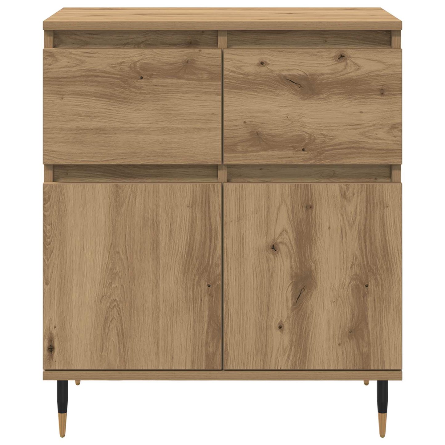 vidaXL Πλαϊνό γραφείο με συρτάρι Artisan Oak 60 x 35 x 70 cm
